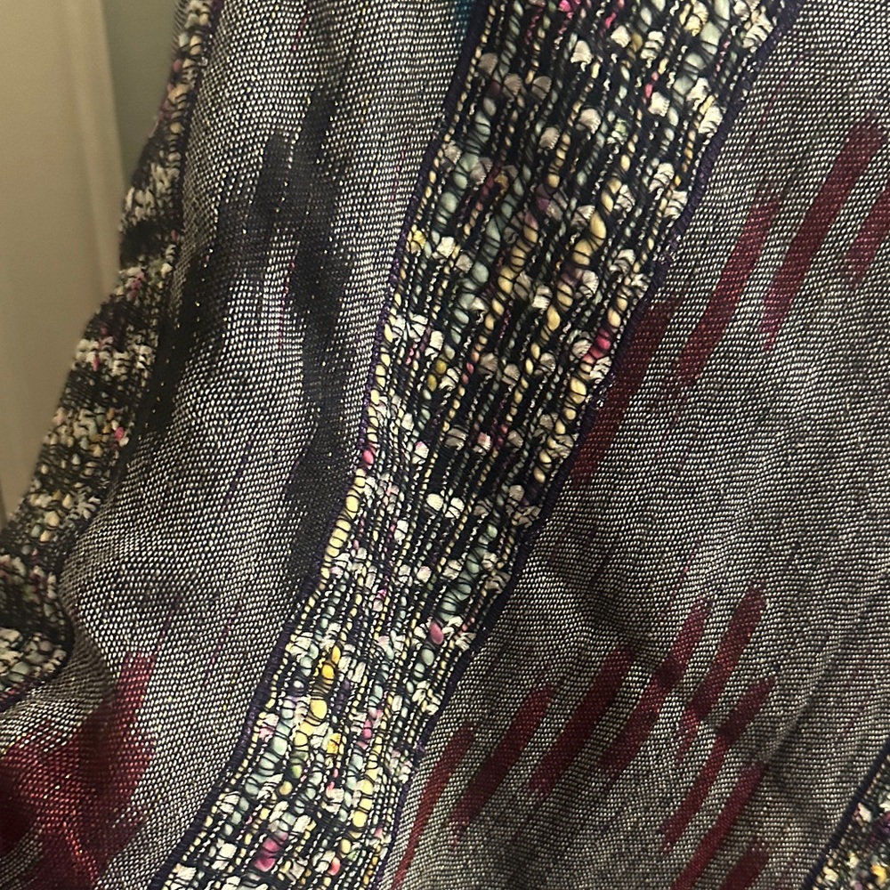 Multicolor Patterned Scarf - Picture 2 of 5